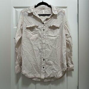 Free People Ivory Blouse